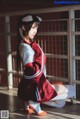 Coser @ 桜 桃 喵 Vol.091: 红色 体操服 (44 photos) P11 No.22992b